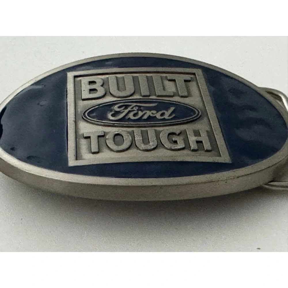 Built Ford Tough Ford Belt Buckle Blue Licensed‎